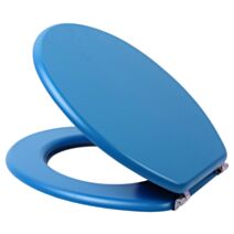 Abattant WC en bois MDF LEA Bleu mat - INVENTIV