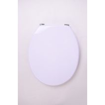 Abattant WC en bois MDF Ame Blanc brillant - INVENTIV