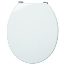 Abattant WC en bois MDF LEA Blanc brillant - INVENTIV