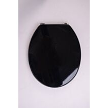 Abattant WC en bois MDF LEA Noir - INVENTIV