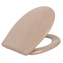 Abattant WC Slowclip taupe brillant - INVENTIV