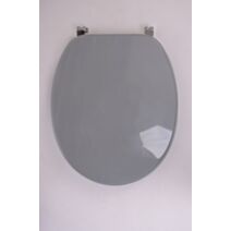Abattant WC en bois MDF Noa Frein de chute Gris - INVENTIV