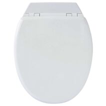 Abattant WC Sleepy Poudre de Bambou Blanc - INVENTIV