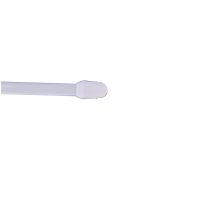 2 Barres Rideaux Plat Classique Extensible 80-140cm Blanc - INVENTIV