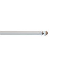 Barre Rideaux Boule Extensible 70-110cm Blanc - INVENTIV