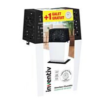 Absorbeur d'humidité Médium + 2 recharges galet de 500gr - INVENTIV