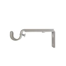 2 Supports Mur Barre Rideaux Œil Ouvert Ø20mm Blanc Mat - INVENTIV