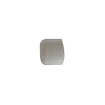 2 Embouts Barre Rideaux Bouchon Ø20mm Blanc Mat - INVENTIV