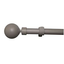 Barre Rideaux Extensible Isa Ø16-19mm 120-210cm Taupe - INVENTIV