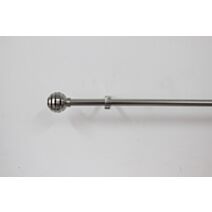 Barre Rideaux Extensible Zia Ø16-19mm 120-210cm Nickel - INVENTIV
