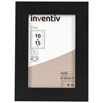 Cadre photo Lina 10x15cm Noir - INVENTIV