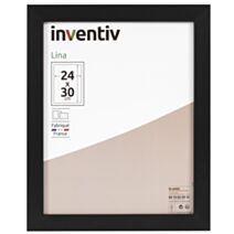 Cadre photo Lina 24x30cm Noir - INVENTIV