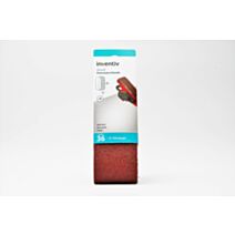 2 bandes abrasif ponceuse à bande 75x457mm Grain 36 - INVENTIV