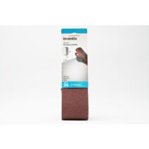 2 bandes abrasif ponceuse à bande 75x533mm Grain 36 - INVENTIV