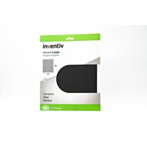 5 feuilles imperméables 230x280mm grains 280 - INVENTIV