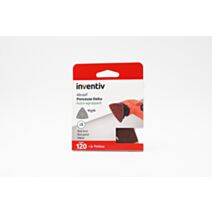 5 patins Delta 95x95mm grains 120 - INVENTIV