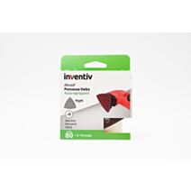 5 patins Delta 95x95mm grains 80 - INVENTIV