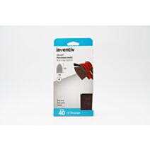 5 Patins abrasifs multi ponceuse 105x175mm Grain 40 - INVENTIV