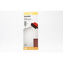 10 Patins non perforé 115x280mm Grain 180 - INVENTIV