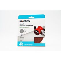 5 Disques de ponçage 6 Trous Ø150mm Grain 40 - INVENTIV