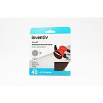 5 Disques de ponçage 8 Trous Ø125mm Grain 40 - INVENTIV