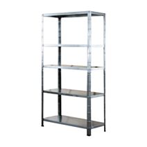 Etagère de rangement métal 5 tablettes H179xL90xP40cm - B RESIST