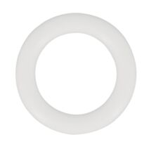 Lot de 10 anneaux en plastique 42 mm pour tringle à rideaux Ø20 blanc - INVENTIV