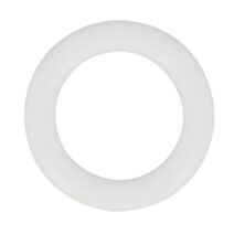 Lot de 10 anneaux en plastique 56 mm pour tringle à rideaux Ø28 blanc - INVENTIV