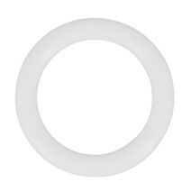 Lot de 10 anneaux en plastique 70mm pour tringle à rideaux Ø35 blanc - INVENTIV