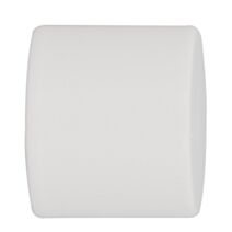 Embout de barre à rideaux bouchon Ø20 à emboîter laqué blanc - INVENTIV