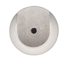 Lot de 2 naissances pour barre à rideau en bois Ø20 coloris laqué blanc - INVENTIV