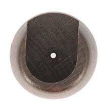 Lot de 2 naissances pour barre à rideau en bois Ø28 chêne foncé - INVENTIV