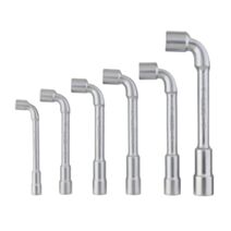 Jeu de 6 clés à pipe débouchées 8/17mm chrome vanadium - INVENTIV