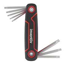Canif 8 clés torx 9/40mm chrome vanadium - INVENTIV