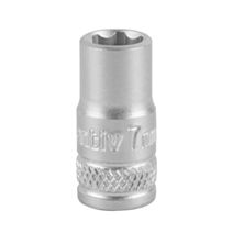 Douille 1/4" 7mm chrome vanadium - INVENTIV