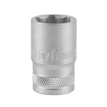 Douille 1/2" 6 pans 17mm chrome vanadium - INVENTIV