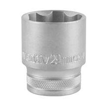 Douille 1/2" 6 pans 29mm chrome vanadium - INVENTIV