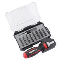 Coffret mini cliquet + tournevis à cliquet avec 29 pièces - INVENTIV