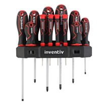 Jeu de 12 tournevis chrome vanadium - INVENTIV