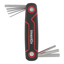 Canif 8 clés tamper torx 1,5/7mm chrome vanadium - INVENTIV