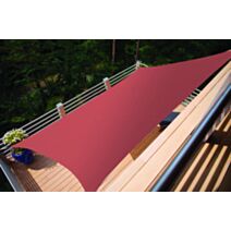Voile d'ombrage rectangulaire Primo 4x3m Brique - INVENTIV