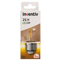 Ampoule led filament E27 250lm 3W blanc chaud - INVENTIV