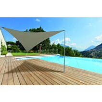 Voile ombrage triangulaire Primo 3,6m Taupe - INVENTIV