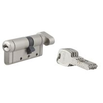 Cylindre de Serrure Haute Sécurité 5 Protections L.30+40mm - INVENTIV