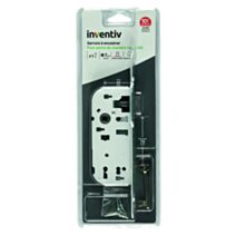 Serrure à encastrer avec clé, axe 40mm - INVENTIV