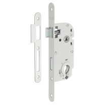 Serrure à encastrer porte d'entrée, axe 40mm - INVENTIV
