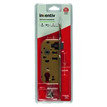 Serrure à encastrer porte d'entrée, axe 40mm - INVENTIV