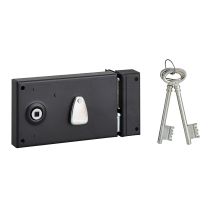 Serrure en applique horizontale 140x82mm, ouverture droite - INVENTIV