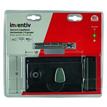 Serrure en applique horizontale 140x82mm, ouverture droite - INVENTIV