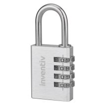 Cadenas à 3 Codes Aluminium 40mm - INVENTIV